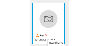 DNG check invalid 3