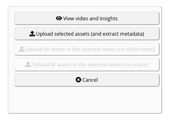 Video Analyzer Menu2