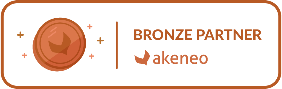 Akeneo Badge Partner Bronze Horizontal 2